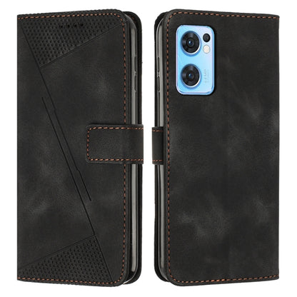 Dream Triangle Leather Phone Case with Lanyard, For OPPO A57 5G 2022, For OPPO A96 5G, For OPPO Reno7 5G, For OPPO A55s JP Version