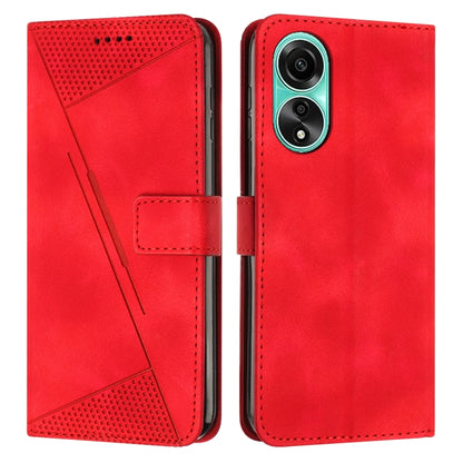 Dream Triangle Leather Phone Case with Lanyard, For OPPO Reno11 F, For OPPO A38, For OPPO A58 4G, For OPPO Reno10 5G / Reno10 Pro 5G Global