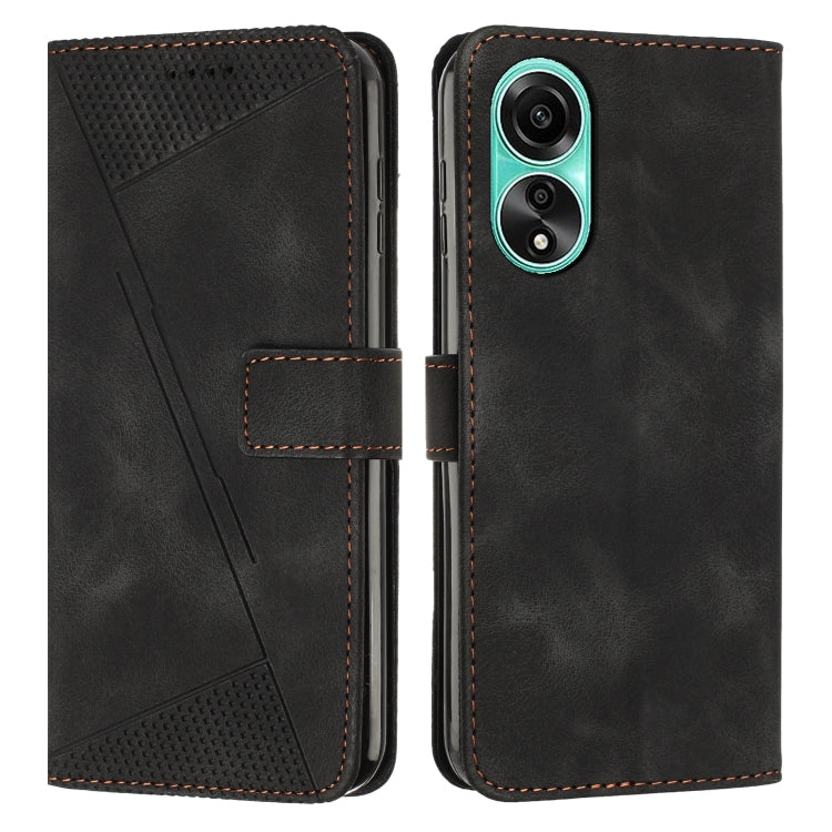 Dream Triangle Leather Phone Case with Lanyard, For OPPO Reno11 F, For OPPO A38, For OPPO A58 4G, For OPPO Reno10 5G / Reno10 Pro 5G Global