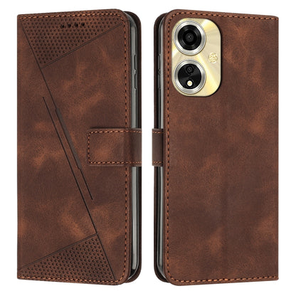 Dream Triangle Leather Phone Case with Lanyard, For OPPO Reno11 F, For OPPO A38, For OPPO A58 4G, For OPPO Reno10 5G / Reno10 Pro 5G Global