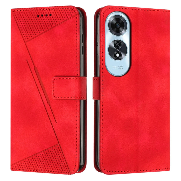 Dream Triangle Leather Phone Case with Lanyard, For OPPO Reno12 5G Global, For OPPO A60 4G, For OPPO A3 Pro China, For OPPO A3 Pro Global