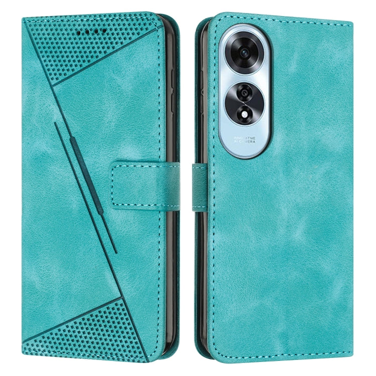 Dream Triangle Leather Phone Case with Lanyard, For OPPO Reno12 5G Global, For OPPO A60 4G, For OPPO A3 Pro China, For OPPO A3 Pro Global