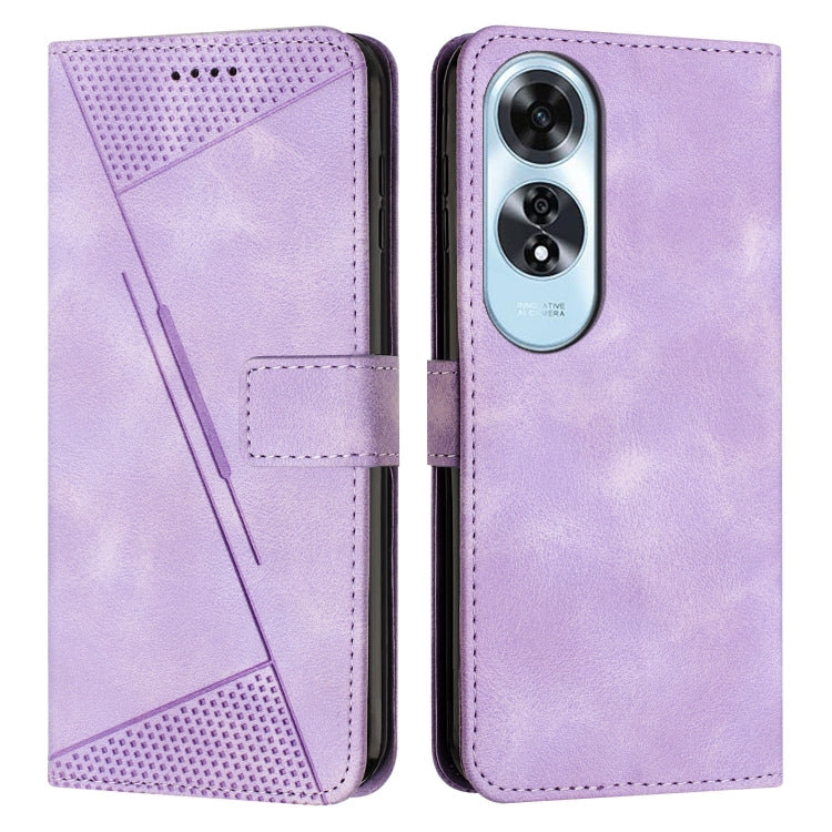 Dream Triangle Leather Phone Case with Lanyard, For OPPO Reno12 5G Global, For OPPO A60 4G, For OPPO A3 Pro China, For OPPO A3 Pro Global
