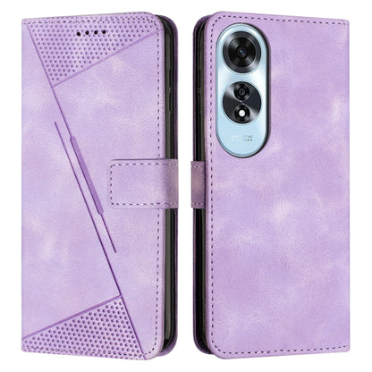 Dream Triangle Leather Phone Case with Lanyard, For OPPO Reno12 5G Global, For OPPO A60 4G, For OPPO A3 Pro China, For OPPO A3 Pro Global