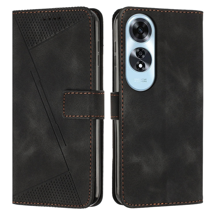 Dream Triangle Leather Phone Case with Lanyard, For OPPO Reno12 5G Global, For OPPO A60 4G, For OPPO A3 Pro China, For OPPO A3 Pro Global