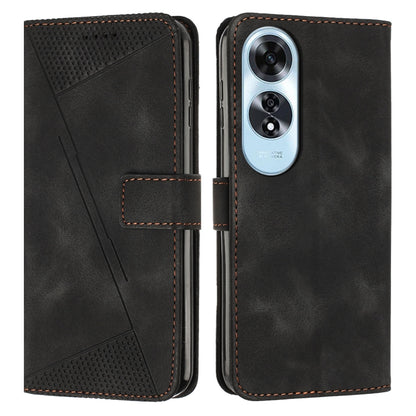 Dream Triangle Leather Phone Case with Lanyard, For OPPO Reno12 5G Global, For OPPO A60 4G, For OPPO A3 Pro China, For OPPO A3 Pro Global