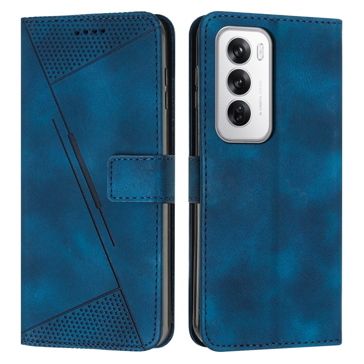 Dream Triangle Leather Phone Case with Lanyard, For OPPO Reno12 5G Global, For OPPO A60 4G, For OPPO A3 Pro China, For OPPO A3 Pro Global