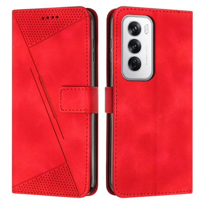 Dream Triangle Leather Phone Case with Lanyard, For OPPO Reno12 5G Global, For OPPO A60 4G, For OPPO A3 Pro China, For OPPO A3 Pro Global