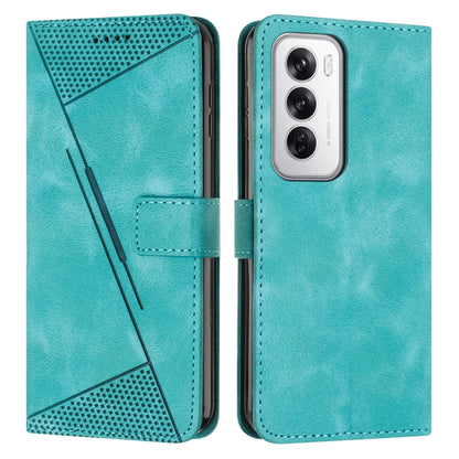 Dream Triangle Leather Phone Case with Lanyard, For OPPO Reno12 5G Global, For OPPO A60 4G, For OPPO A3 Pro China, For OPPO A3 Pro Global