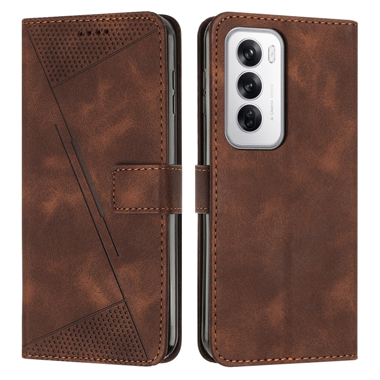 Dream Triangle Leather Phone Case with Lanyard, For OPPO Reno12 5G Global, For OPPO A60 4G, For OPPO A3 Pro China, For OPPO A3 Pro Global