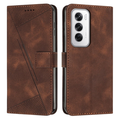 Dream Triangle Leather Phone Case with Lanyard, For OPPO Reno12 5G Global, For OPPO A60 4G, For OPPO A3 Pro China, For OPPO A3 Pro Global
