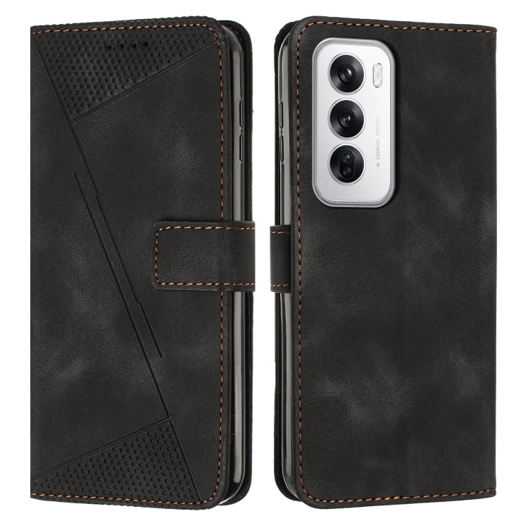 Dream Triangle Leather Phone Case with Lanyard, For OPPO Reno12 5G Global, For OPPO A60 4G, For OPPO A3 Pro China, For OPPO A3 Pro Global