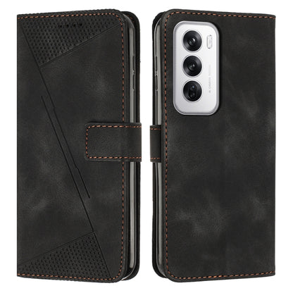 Dream Triangle Leather Phone Case with Lanyard, For OPPO Reno12 5G Global, For OPPO A60 4G, For OPPO A3 Pro China, For OPPO A3 Pro Global