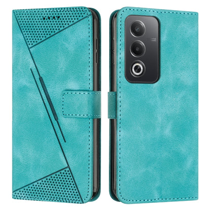 Dream Triangle Leather Phone Case with Lanyard, For OPPO Reno12 5G Global, For OPPO A60 4G, For OPPO A3 Pro China, For OPPO A3 Pro Global