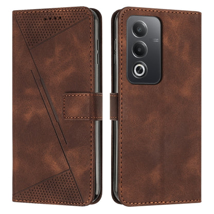 Dream Triangle Leather Phone Case with Lanyard, For OPPO Reno12 5G Global, For OPPO A60 4G, For OPPO A3 Pro China, For OPPO A3 Pro Global