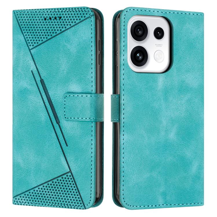 Dream Triangle Leather Phone Case with Lanyard, For OPPO Reno16 F / Reno16 FS 5G, For OPPO Reno16 / Reno16 Pro 5G Global, For OPPO Reno15 F 5G Global, For OPPO Reno15 Pro Max 5G Global