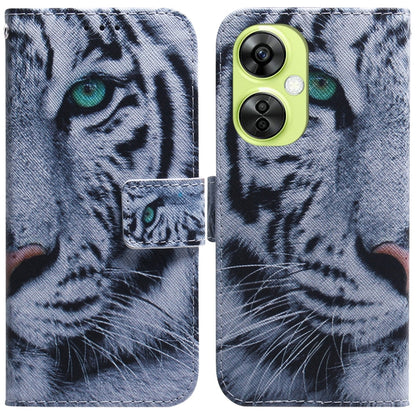 Coloured Drawing Flip Leather Phone Case, For OnePlus Nord CE4 5G, For OnePlus Nord CE 3 Lite/Nord N30