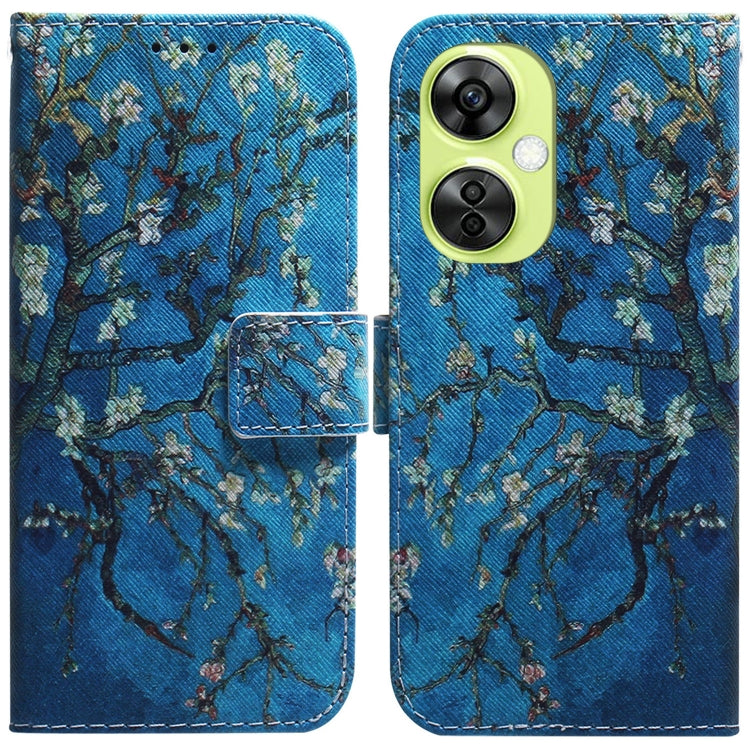 Coloured Drawing Flip Leather Phone Case, For OnePlus Nord CE4 5G, For OnePlus Nord CE 3 Lite/Nord N30