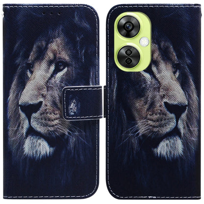 Coloured Drawing Flip Leather Phone Case, For OnePlus Nord CE4 5G, For OnePlus Nord CE 3 Lite/Nord N30