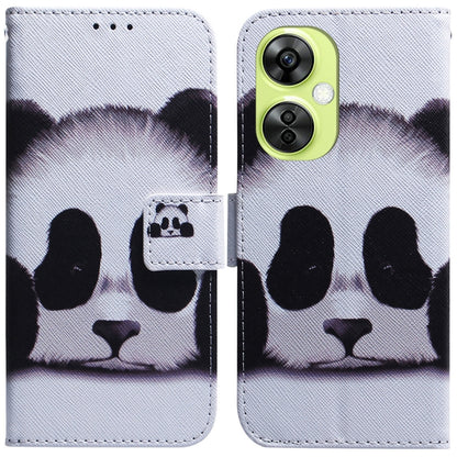 Coloured Drawing Flip Leather Phone Case, For OnePlus Nord CE4 5G, For OnePlus Nord CE 3 Lite/Nord N30