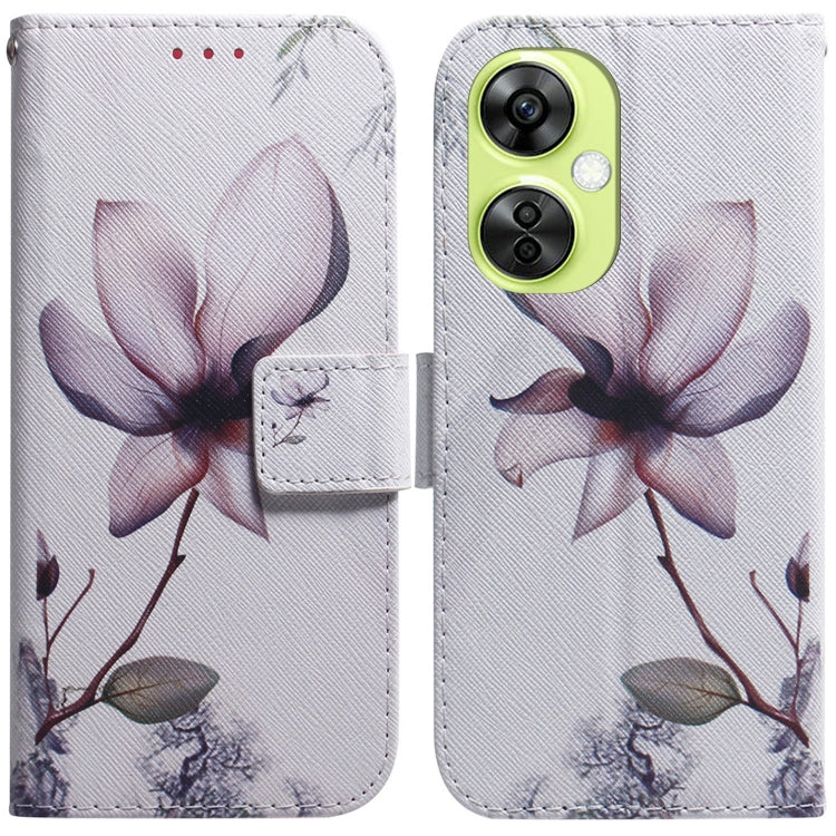 Coloured Drawing Flip Leather Phone Case, For OnePlus Nord CE4 5G, For OnePlus Nord CE 3 Lite/Nord N30