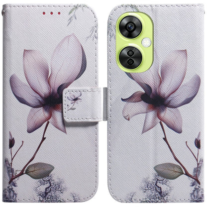 Coloured Drawing Flip Leather Phone Case, For OnePlus Nord CE4 5G, For OnePlus Nord CE 3 Lite/Nord N30