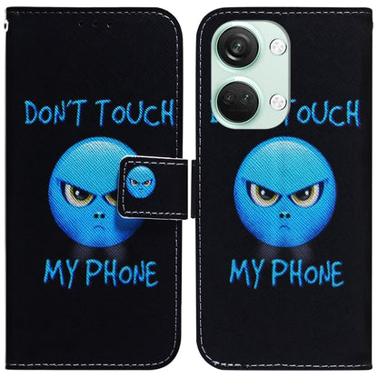 Coloured Drawing Flip Leather Phone Case, For OnePlus Nord 3