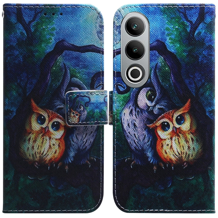 Coloured Drawing Flip Leather Phone Case, For OnePlus Nord CE4 5G, For OnePlus Nord CE 3 Lite/Nord N30