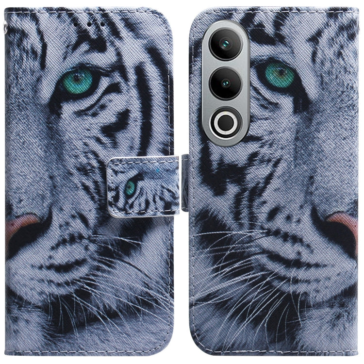Coloured Drawing Flip Leather Phone Case, For OnePlus Nord CE4 5G, For OnePlus Nord CE 3 Lite/Nord N30