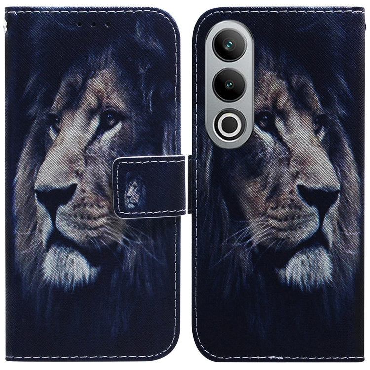 Coloured Drawing Flip Leather Phone Case, For OnePlus Nord CE4 5G, For OnePlus Nord CE 3 Lite/Nord N30