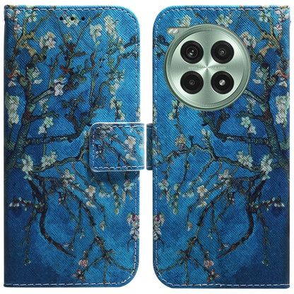 Coloured Drawing Flip Leather Phone Case, For OnePlus Ace 3 Pro, For OnePlus Nord CE4 Lite