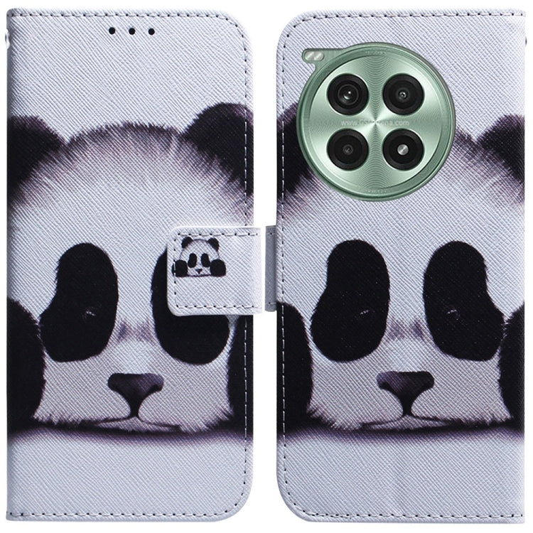Coloured Drawing Flip Leather Phone Case, For OnePlus Ace 3 Pro, For OnePlus Nord CE4 Lite