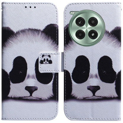Coloured Drawing Flip Leather Phone Case, For OnePlus Ace 3 Pro, For OnePlus Nord CE4 Lite