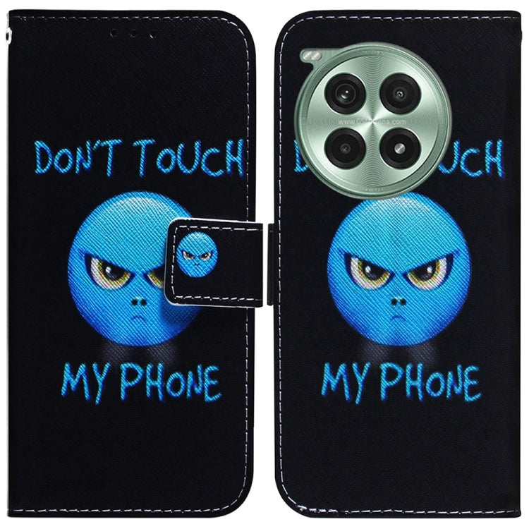 Coloured Drawing Flip Leather Phone Case, For OnePlus Ace 3 Pro, For OnePlus Nord CE4 Lite