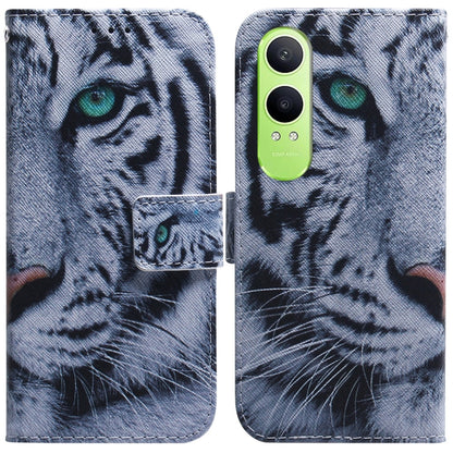 Coloured Drawing Flip Leather Phone Case, For OnePlus Ace 3 Pro, For OnePlus Nord CE4 Lite