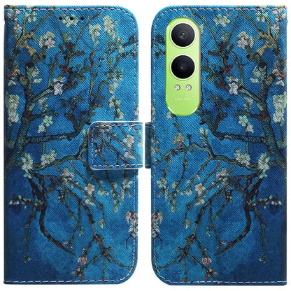 Coloured Drawing Flip Leather Phone Case, For OnePlus Ace 3 Pro, For OnePlus Nord CE4 Lite