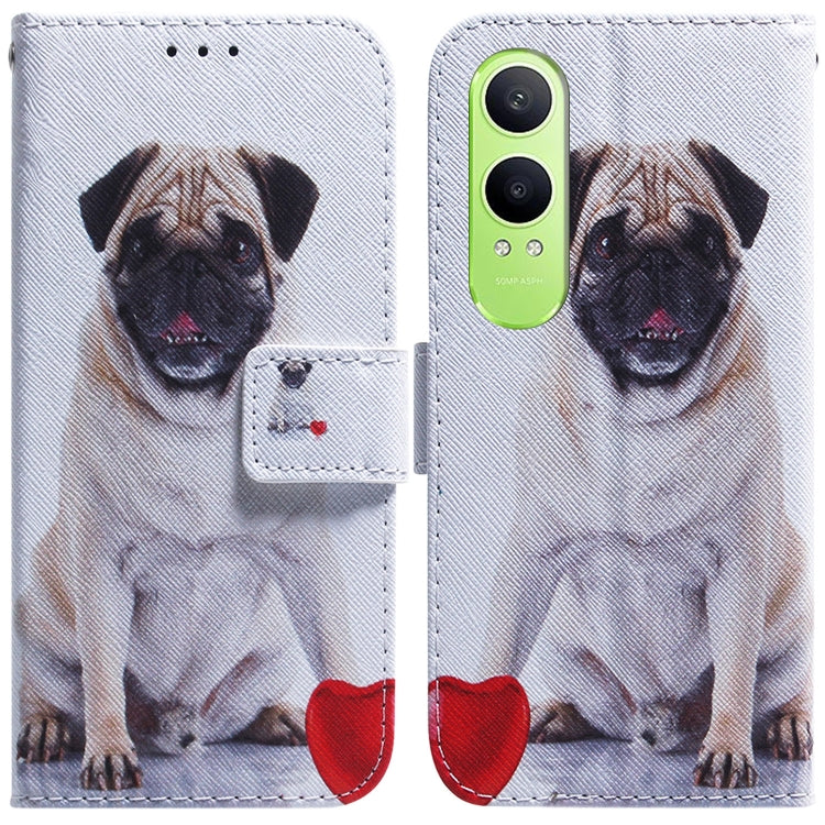 Coloured Drawing Flip Leather Phone Case, For OnePlus Ace 3 Pro, For OnePlus Nord CE4 Lite