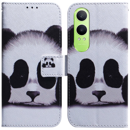 Coloured Drawing Flip Leather Phone Case, For OnePlus Ace 3 Pro, For OnePlus Nord CE4 Lite