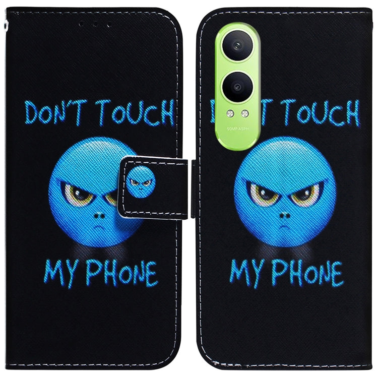 Coloured Drawing Flip Leather Phone Case, For OnePlus Ace 3 Pro, For OnePlus Nord CE4 Lite