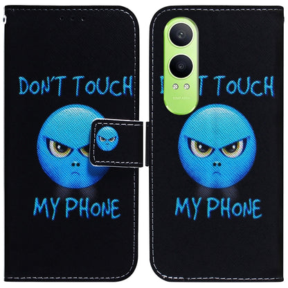 Coloured Drawing Flip Leather Phone Case, For OnePlus Ace 3 Pro, For OnePlus Nord CE4 Lite