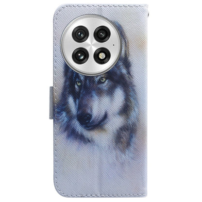 Coloured Drawing Flip Leather Phone Case, For OnePlus 13, For OnePlus Nord 4