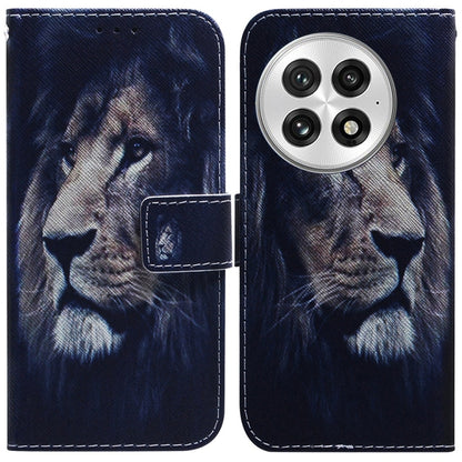 Coloured Drawing Flip Leather Phone Case, For OnePlus 13, For OnePlus Nord 4