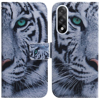 Coloured Drawing Flip Leather Phone Case, For OnePlus Ace 5 Ultra / Nord 5 5G, For OnePlus Ace 5 Racing / Nord CE5