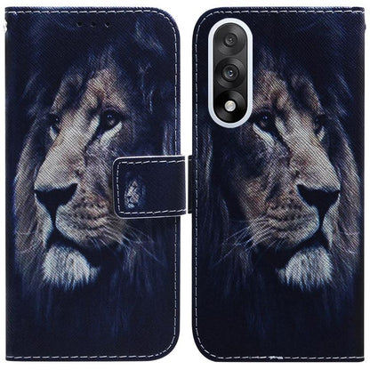 Coloured Drawing Flip Leather Phone Case, For OnePlus Ace 5 Ultra / Nord 5 5G, For OnePlus Ace 5 Racing / Nord CE5