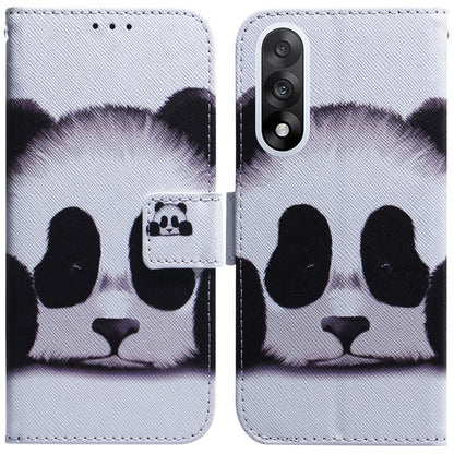 Coloured Drawing Flip Leather Phone Case, For OnePlus Ace 5 Ultra / Nord 5 5G, For OnePlus Ace 5 Racing / Nord CE5