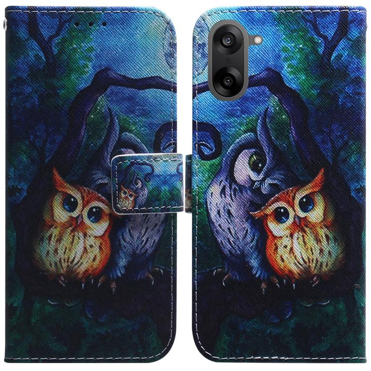 Coloured Drawing Flip Leather Phone Case, For OnePlus Ace 5 Ultra / Nord 5 5G, For OnePlus Ace 5 Racing / Nord CE5