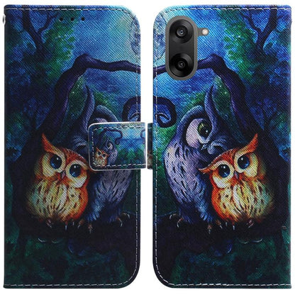 Coloured Drawing Flip Leather Phone Case, For OnePlus Ace 5 Ultra / Nord 5 5G, For OnePlus Ace 5 Racing / Nord CE5