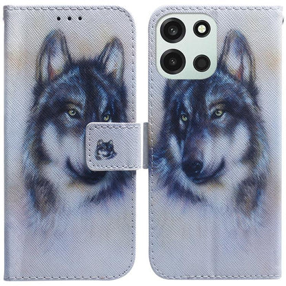 Coloured Drawing Flip Leather Phone Case, For OnePlus Nord 6 5G / Turbo 6 / Turbo 6V, For OnePlus 15R / Ace 6 / Ace 6T