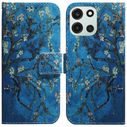 Coloured Drawing Flip Leather Phone Case, For OnePlus Nord 6 5G / Turbo 6 / Turbo 6V, For OnePlus 15R / Ace 6 / Ace 6T