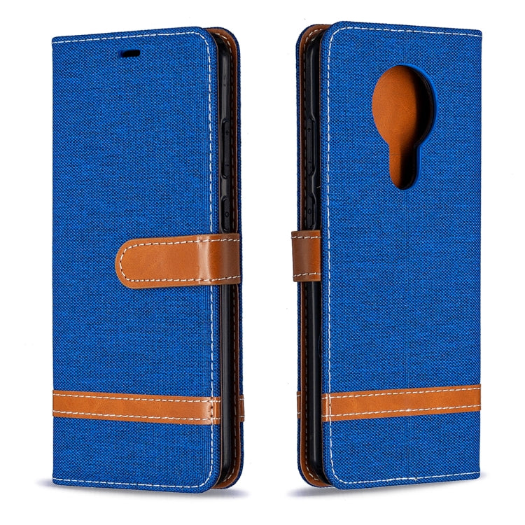 Denim Texture Horizontal Flip Leather Case with Holder & Card Slots & Wallet & Lanyard, For Nokia 5.3, For Xiaomi Redmi Note 9